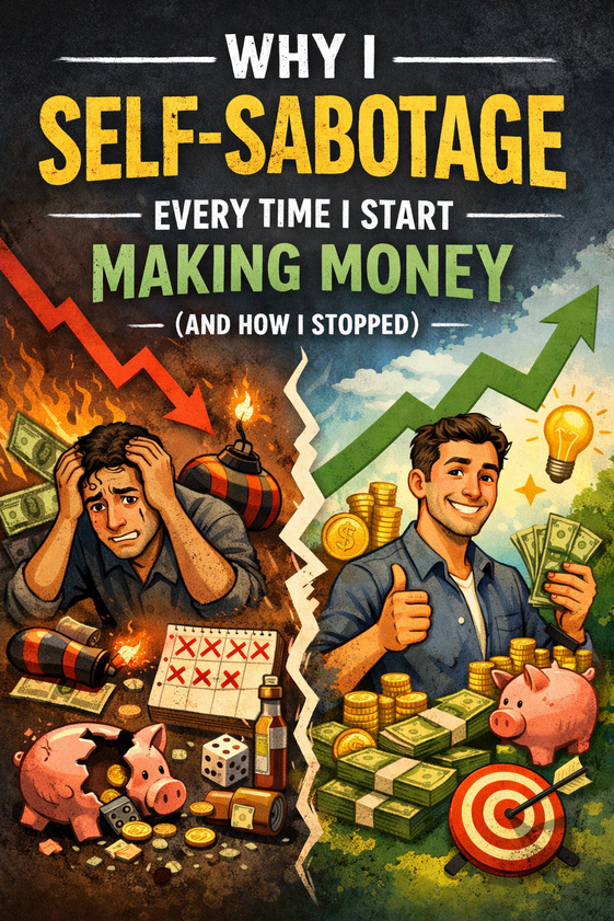 Why I Self-Sabotage Every Time I Start Making Money (And How I Stopped)