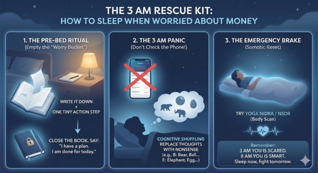 How to Sleep When You’re Worried About Money (My 3 AM Rescue Plan)