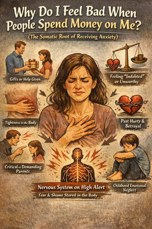 Why Do I Feel Bad When People Spend Money on Me? (The Somatic Root of Receiving Anxiety)